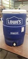 Blue 10 gallon igloo cooler