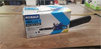 Kobalt 40vax brushless cordless chainsaw kit 26