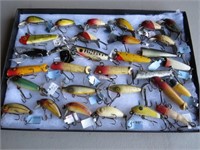 COLLECTION OF (30) LURES WATER SCOUTS, CLOTHES PIN
