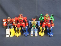 Lot of 4 Vintage Bandai Voltron Robot Figures