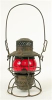 Southern Railroad Lantern w/ Embossed Globe