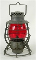 City of New York Lantern w/ Ruby Globe