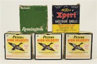 Five Boxes of  Vintage 12 GA Shotgun Shells