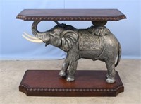Contemporary Composite Decorator Elephant Table