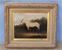 Modern Decorator Horse Painting on Canvas