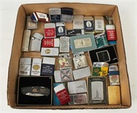 Large Group of Lighters, Advertising, Zippo, Etc.