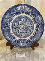 BLUE/WHITE WEDGWOOD PORTRAITS OF GREAT GEORGIANS