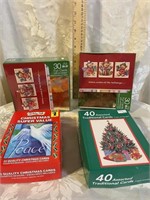 4 BOXES CHRISTMAS CARDS