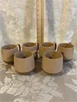 SET OF 6 VINTAGE "THERMOS" COFFEE CUPS