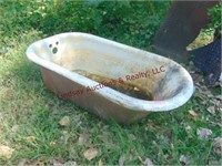Cast iron bath tub approx 54" x 30"