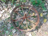 1 dual iron wagon wheel 22"