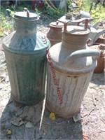 2 Welding tank cans & oil cans SEE PICS