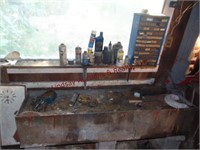 Group of gas cans, nails, & other misc SEE PICS