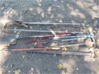 Yard tools: shovel, rake, axe SEE PICS
