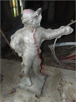 Lawn jockey statue mold