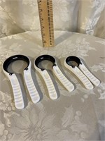 3 DIFFERENT SIZED JAR OPENERS