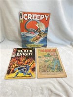 3 Pcs. Collectible Vintage Comics