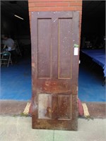 Old Wood Four Panel Door