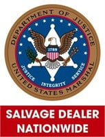 U.S. Marshals (Salvage Dealer Only) ending 10/12/2021