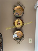 Painted Plates and Wall Rack