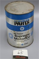 Chrysler Motor Oil Can Quart