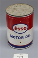 ESSO Motor Oil Court Can
