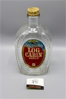 Log Cabin Syrup Bottle