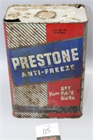 Prestone Antifreeze Square Can