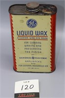G.E. Liquid Wax Appliance Wax
