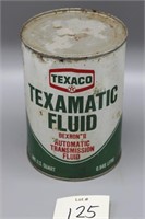 Texaco Examatic Fluid Can Quart