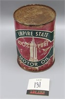 Empire State Motor Oil Quart Can