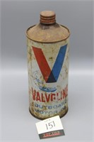 Valvoline Outboard Motor Oil Can