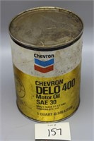 Chevron Motor Oil Quart Can