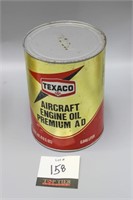 Texaco Aircraft Oil Quart Can