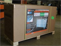 TMG Industrial 55" 10-Drawer Rubberwood Tabletop