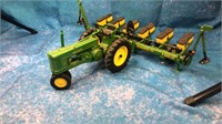 John Deere 50 Tri cycle. With 6 row planter