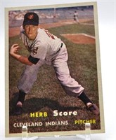 2 Cards 1957 Herb Score #50