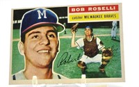 2 Cards 1956 Bob Roselli Rookie Card #131