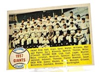 1 card 1958 Team Giants #19