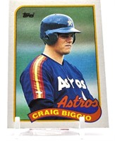 3 Cards 1989 Craig Biggio Rookie Card #49