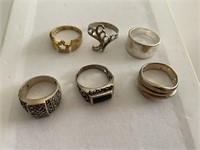 Small Silver Rings and More KJC