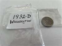1932-D Washington Quarter K16J