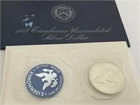 1974 President Eisenhower Silver Dollar K16J