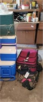 LUGGAGE/COOLERS/WIRE BASKET