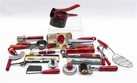 Vintage Red Handled Job Kitchen Gadgets