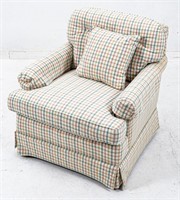 Mayo Traditions Upholstered Plaid Chair