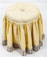 Handmade Upholstered Sitting Stool