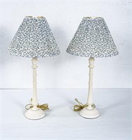 Pair of Matching Desktop Lamps