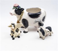 Flyin' Cows! Fitz & Floyd Cow & Funny Figurines