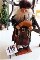 20" Tall Scottish Santa
